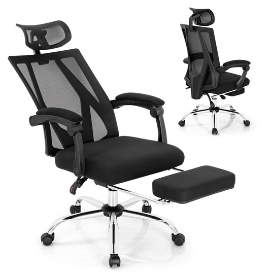 Ergonomic Chair Reclining Executive Chair With Footrest High Back